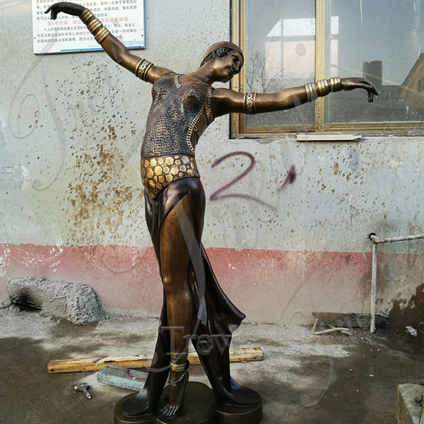 commission a statue antique bronze girl sculpture factory