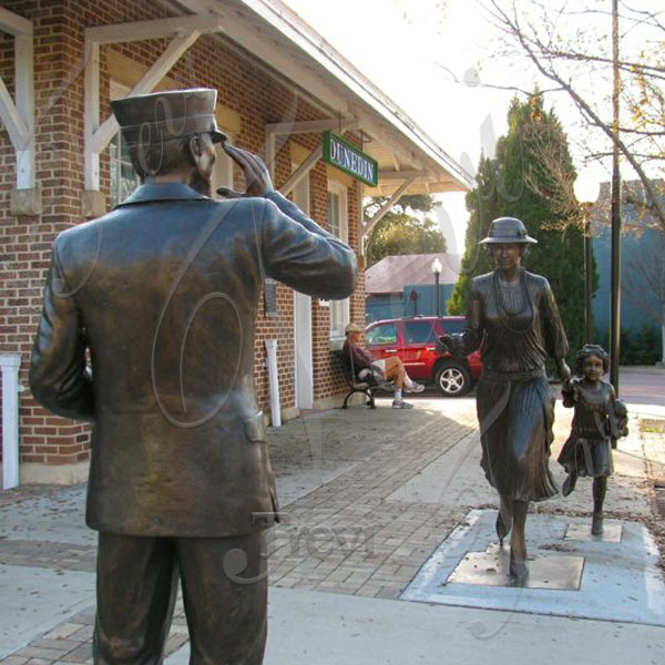 soldier sculpture popular bronze statue custom statue of yourself