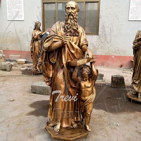 Custom religious bronze statues of man images in the bible for sale BOKK-470
