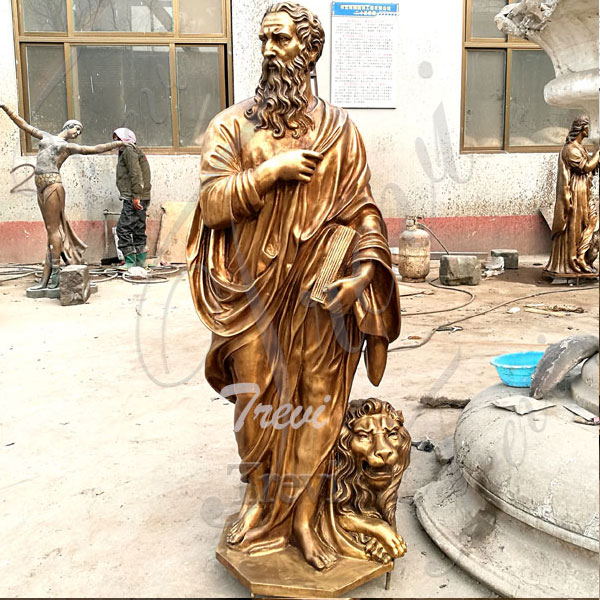 Custom religious bronze statues of lion images in the Bible for sale BOKK-535